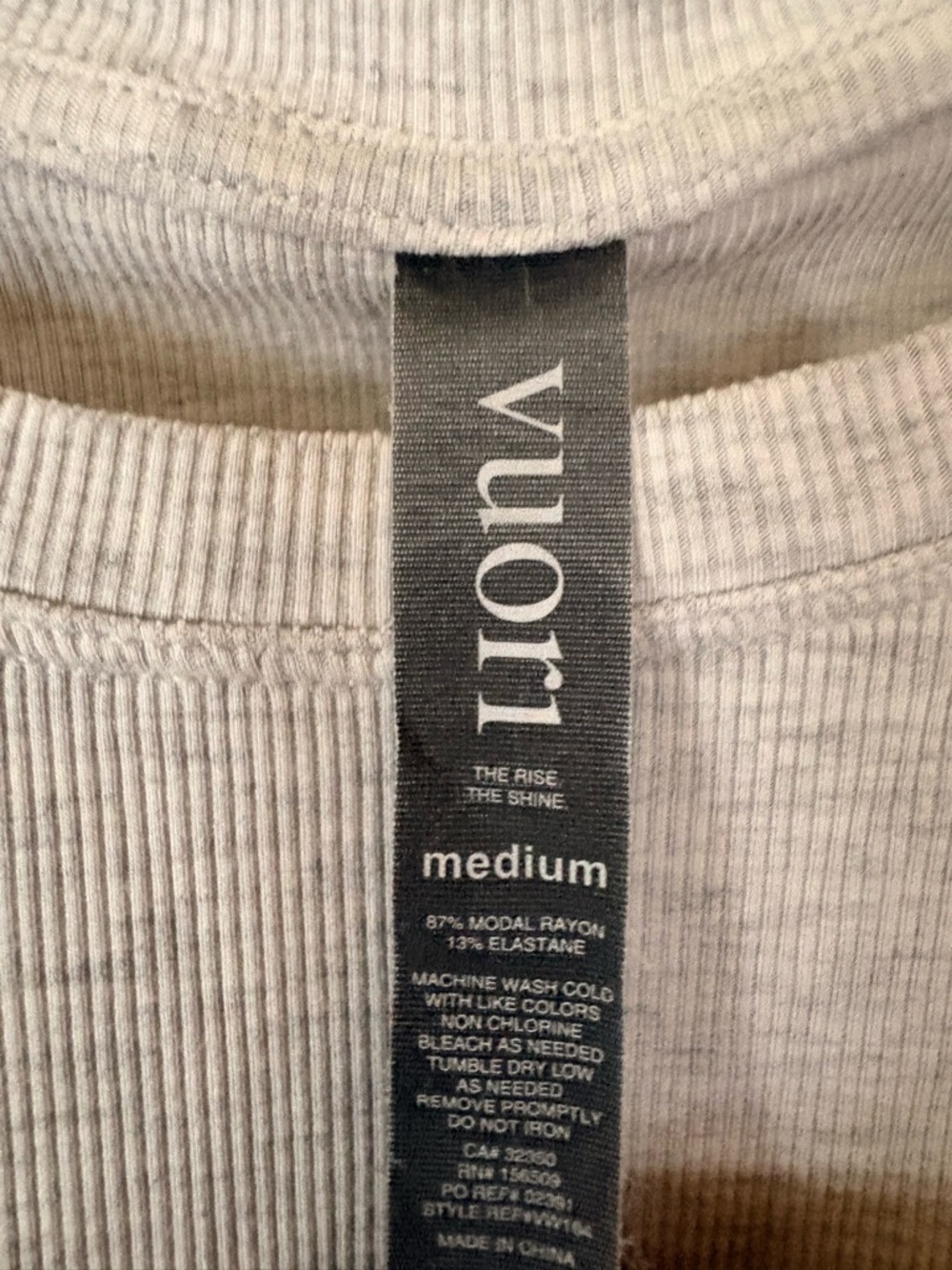 Vuori ribbed crewneck, size M - Picture 2 of 6
